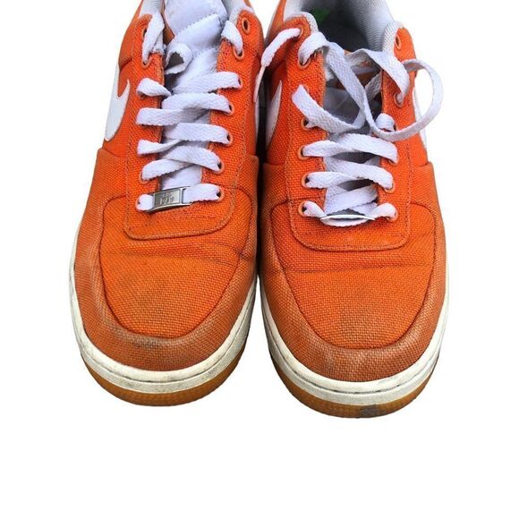 VINTAGE 2007 nike air force 1 low orange peel size 12 womens - Picture 3 of 16